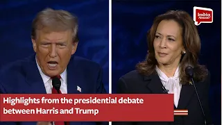 Highlights from the presidential debate between Harris and Trump